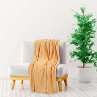 Thumbnail for Decke Gelb 130x170 cm Polyester