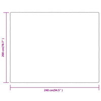 Thumbnail for Decke Gelb 200x240 cm Polyester
