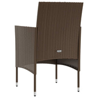 Thumbnail for 8-tlg. Garten-Lounge-Set mit Auflagen Poly Rattan Braun