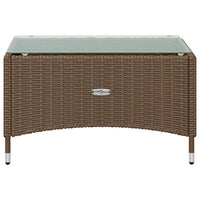 Thumbnail for 8-tlg. Garten-Lounge-Set mit Auflagen Poly Rattan Braun