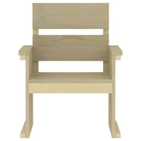 Thumbnail for 3-tlg. Garten-Essgruppe Kiefernholz Imprägniert