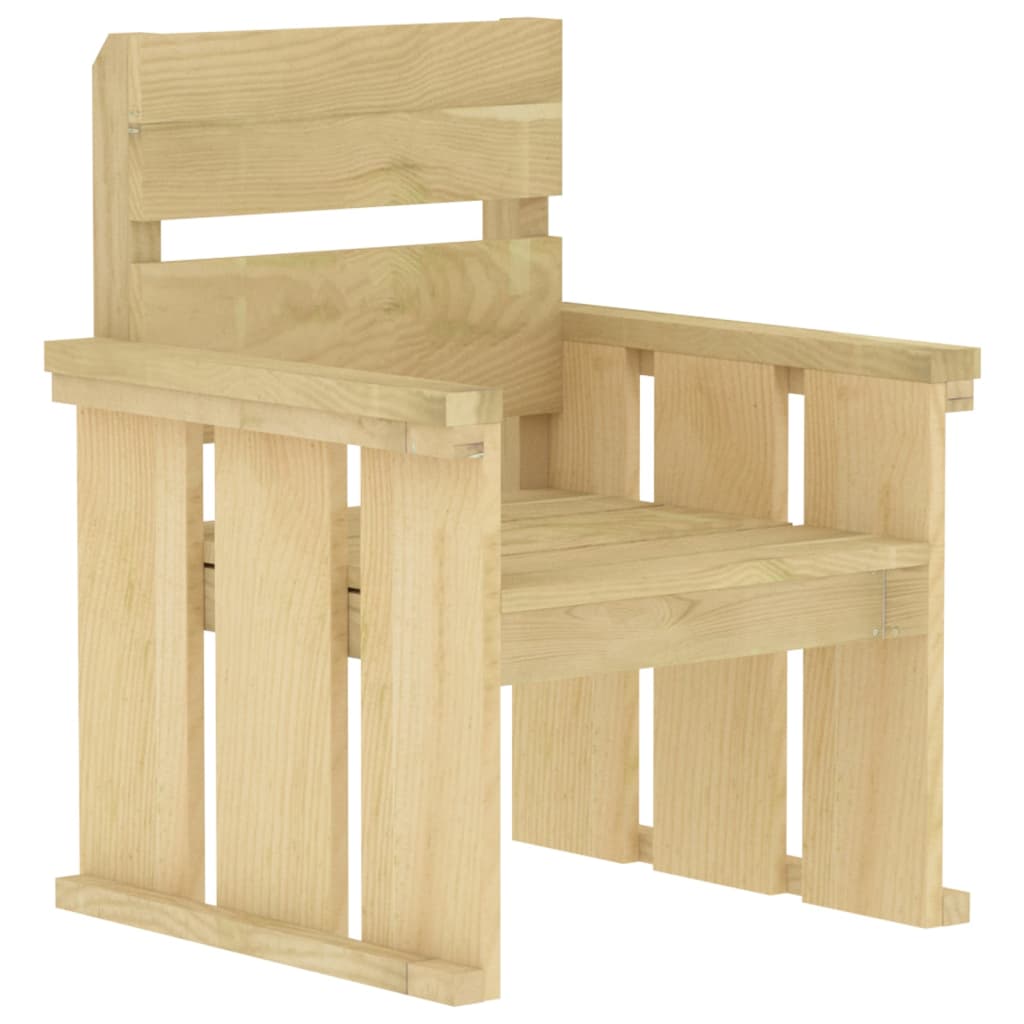 4-tlg. Garten-Essgruppe Kiefernholz Imprägniert