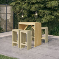 Thumbnail for 5-tlg. Gartenbar-Set Kiefernholz Imprägniert