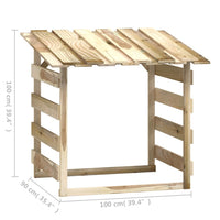 Thumbnail for Pergolen mit Dach 2 Stk. 100x90x100 cm Kiefernholz Imprägniert