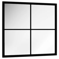 Thumbnail for Wandspiegel Schwarz 40x40 cm Metall