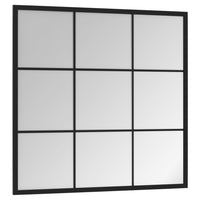 Thumbnail for Wandspiegel Schwarz 60x60 cm Metall