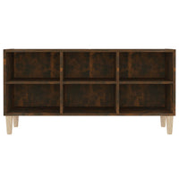 Thumbnail for TV-Schrank mit Massivholz-Beinen Räuchereiche 103,5x30x50 cm