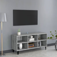 Thumbnail for TV-Schrank mit Metallbeinen Grau Sonoma 103,5x30x50 cm