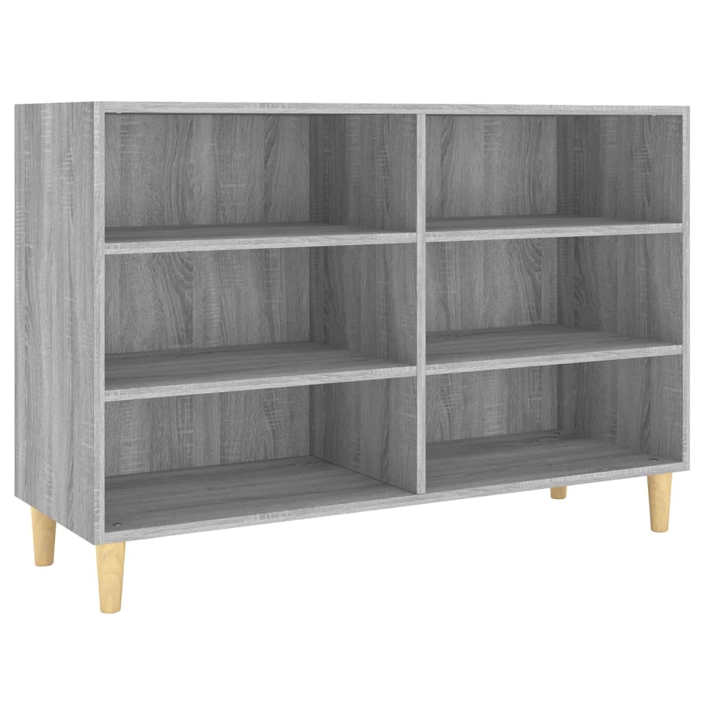 Sideboard Grau Sonoma 103,5x35x70 cm Spanplatte