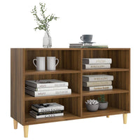 Thumbnail for Sideboard Braun Eichen-Optik 103,5x35x70 cm Spanplatte