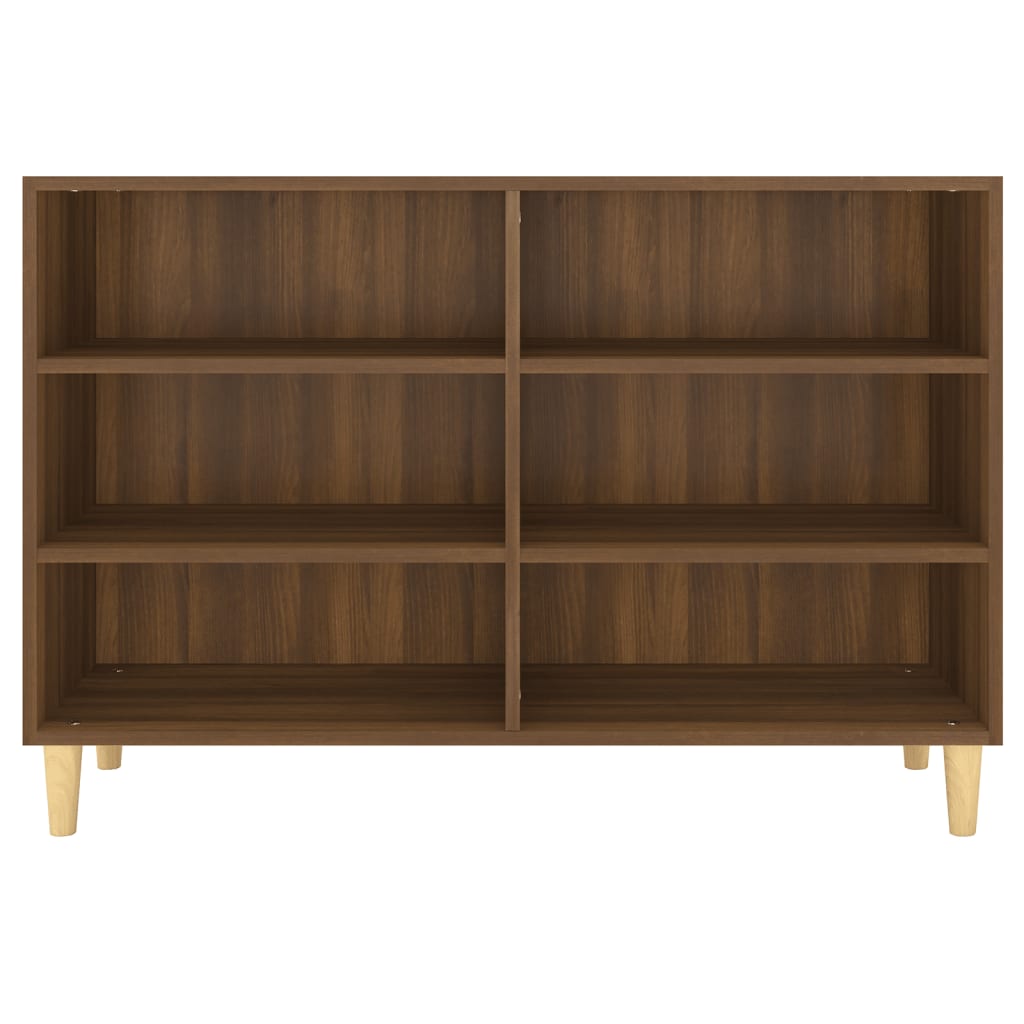 Sideboard Braun Eichen-Optik 103,5x35x70 cm Spanplatte