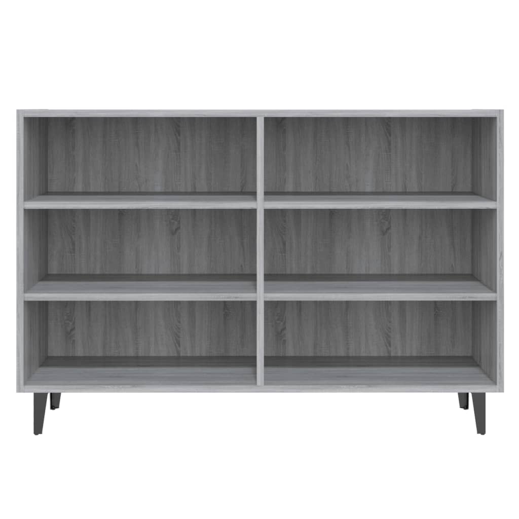 Sideboard Grau Sonoma 103,5x35x70 cm Spanplatte