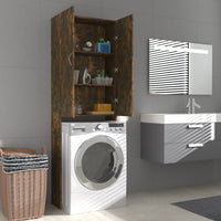 Thumbnail for Waschmaschinenschrank Räuchereiche 64x25,5x190 cm