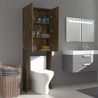 Thumbnail for Waschmaschinenschrank Räuchereiche 64x25,5x190 cm