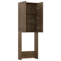 Thumbnail for Waschmaschinenschrank Braun Eiche 64x25,5x190 cm