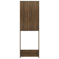 Thumbnail for Waschmaschinenschrank Braun Eiche 64x25,5x190 cm