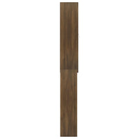 Thumbnail for Waschmaschinenschrank Braun Eiche 64x25,5x190 cm