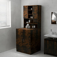 Thumbnail for Waschmaschinenschrank Räuchereiche 71x71,5x91,5 cm