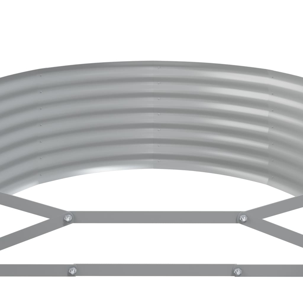 Pflanzkübel Pulverbeschichteter Stahl 507x100x36 cm Grün