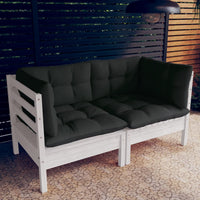 Thumbnail for 2-Sitzer-Gartensofa mit Anthrazit Kissen Massivholz Kiefer