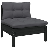 Thumbnail for 8-tlg. Garten-Lounge-Set mit Anthrazit Kissen Kiefernholz