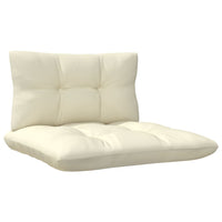 Thumbnail for 13-tlg. Garten-Lounge-Set mit Creme Kissen Kiefernholz