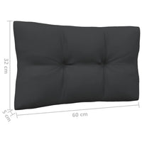 Thumbnail for 6-tlg. Garten-Lounge-Set mit Anthrazit Kissen Kiefernholz