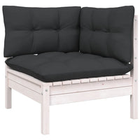 Thumbnail for 8-tlg. Garten-Lounge-Set mit Kissen Kiefer Massivholz