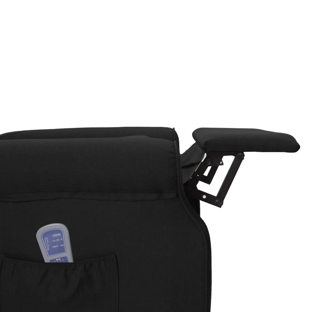 Massagesessel Schwarz Stoff