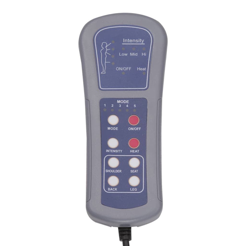 Massagesessel Schwarz Stoff