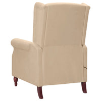 Thumbnail for Massagesessel Taupe Mikrofasergewebe