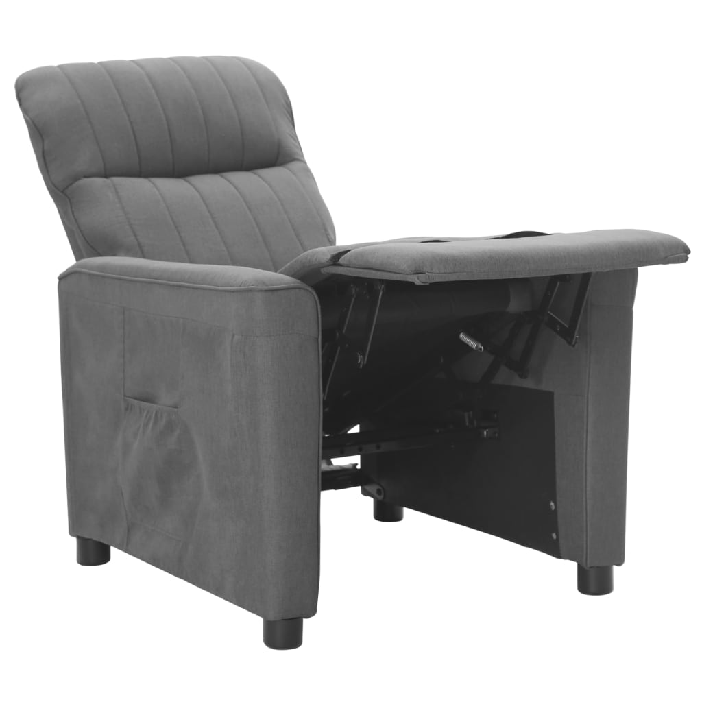 Relaxsessel Hellgrau Stoff