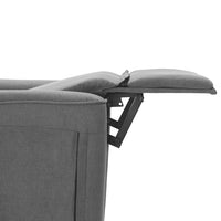 Thumbnail for Massagesessel Hellgrau Stoff