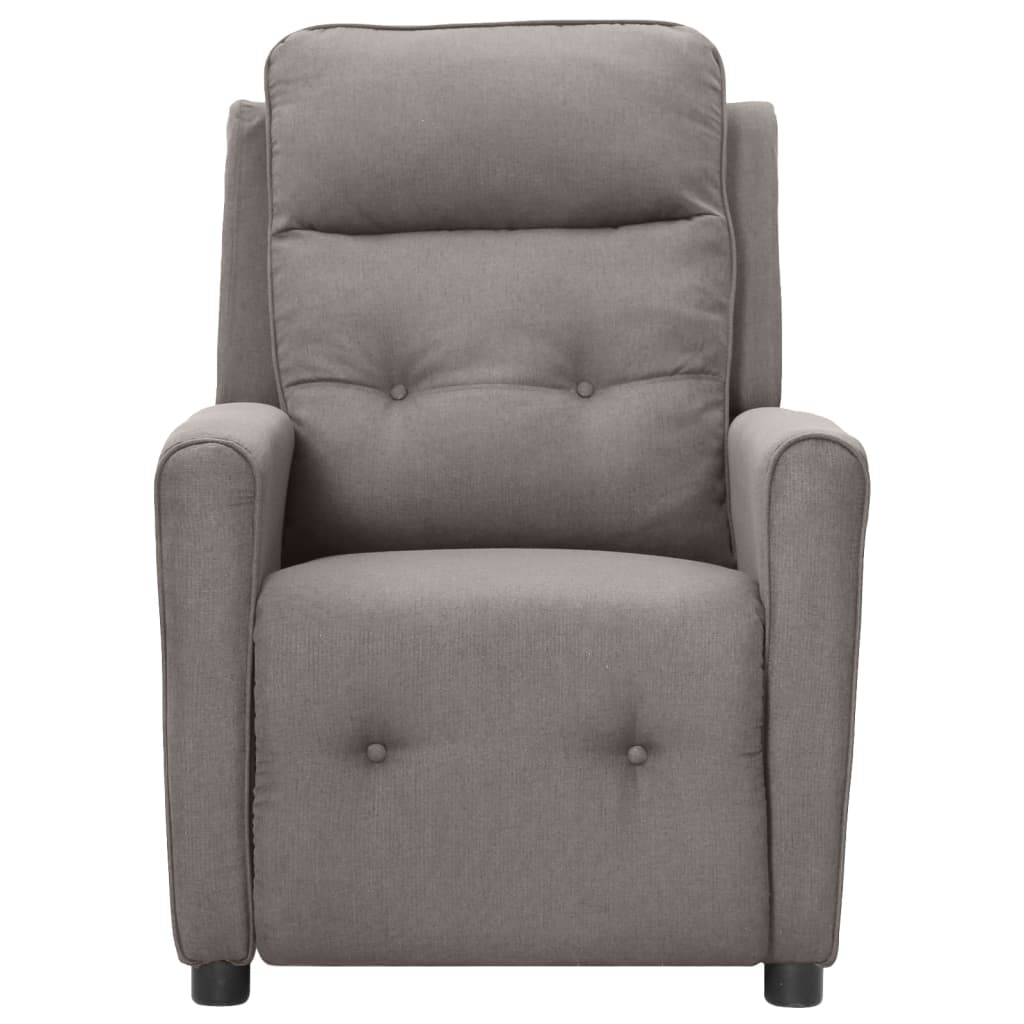 Relaxsessel Taupe Stoff