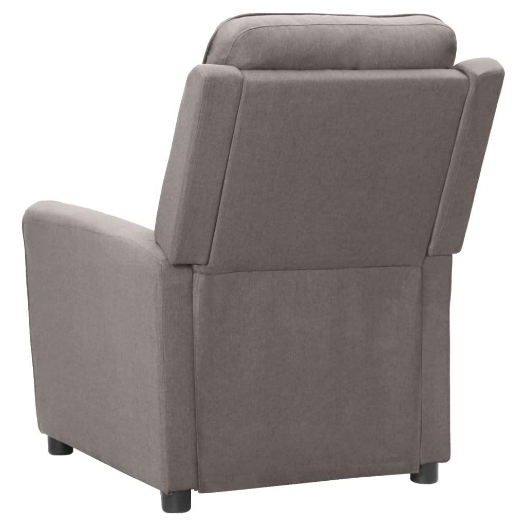 Relaxsessel Taupe Stoff