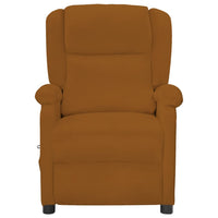 Thumbnail for Massagesessel Braun Samt