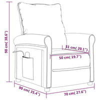 Thumbnail for Massagesessel Schwarz Stoff