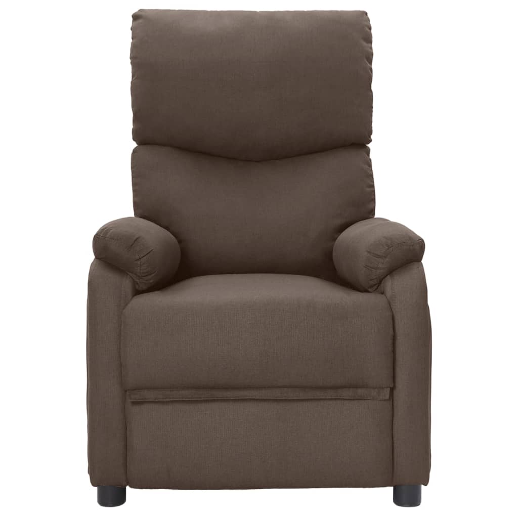 Relaxsessel Taupe Stoff