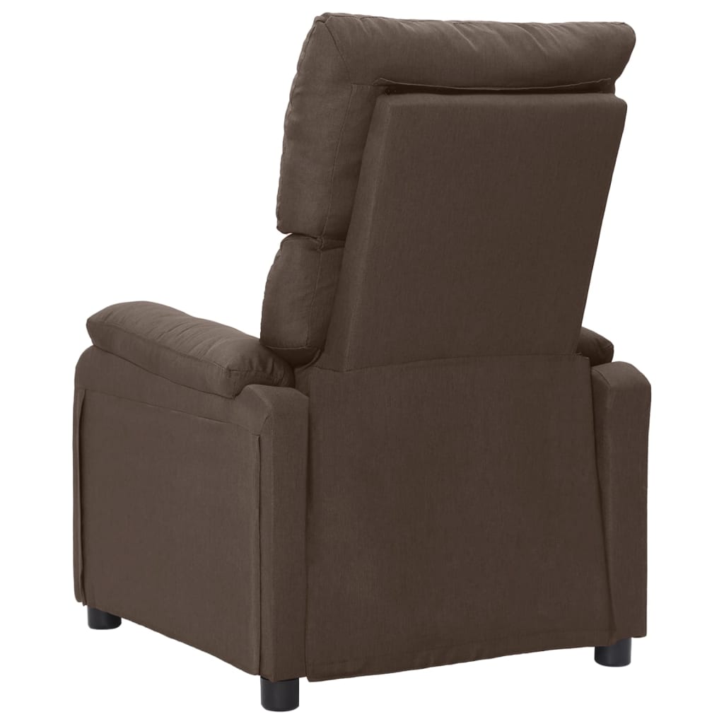 Relaxsessel Taupe Stoff
