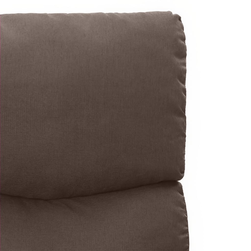 Relaxsessel Taupe Stoff