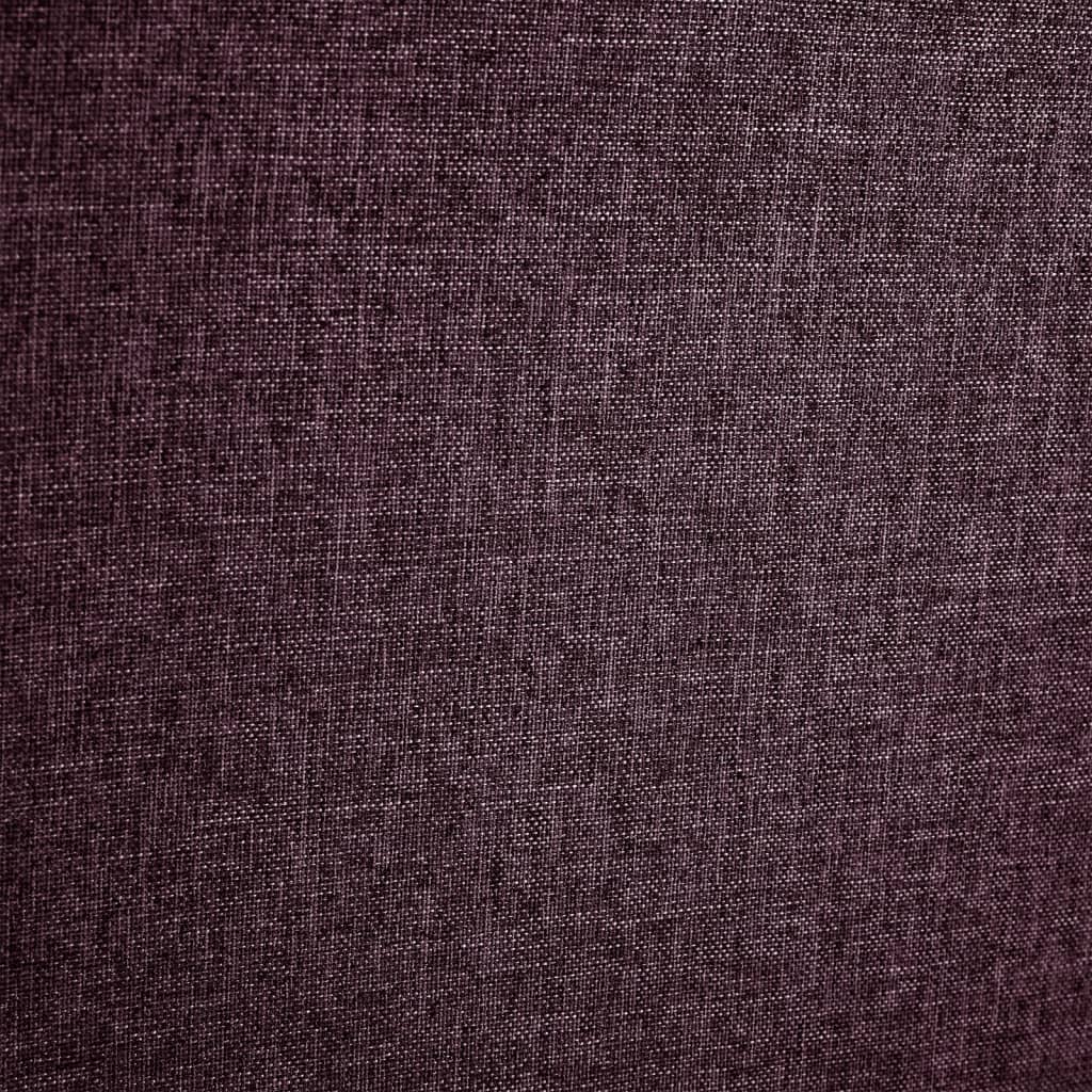 Massagesessel mit Liegefunktion Lila Stoff