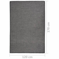 Thumbnail for Outdoor-Teppich Flachgewebe 120x170 cm Grau