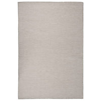 Thumbnail for Outdoor-Teppich Flachgewebe 120x170 cm Taupe