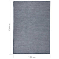 Thumbnail for Outdoor-Teppich Flachgewebe 140x200 cm Blau