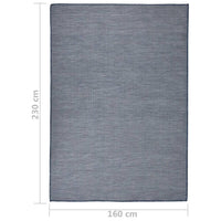 Thumbnail for Outdoor-Teppich Flachgewebe 160x230 cm Blau