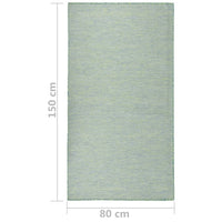 Thumbnail for Outdoor-Teppich Flachgewebe 80x150 cm Türkis