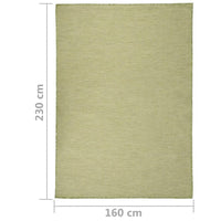 Thumbnail for Outdoor-Teppich Flachgewebe 160x230 cm Grün