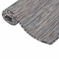 Thumbnail for Outdoor-Teppich Flachgewebe 80x150 cm Braun und Schwarz
