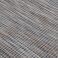 Thumbnail for Outdoor-Teppich Flachgewebe 100x200 cm Braun und Schwarz
