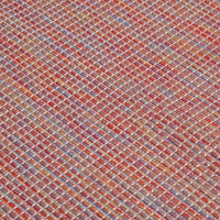 Thumbnail for Outdoor-Teppich Flachgewebe 140x200 cm Rot